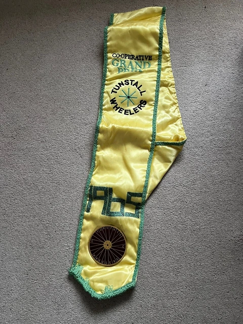 1965 Sash Tunstall Wheelers Cycling Club Co Operative Grand Prix Roger Newton
