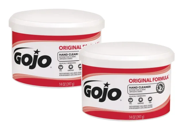 Limpiador de manos 2 Gojo Original Formula sin olor con acondicionadores de piel sin agua 14 oz