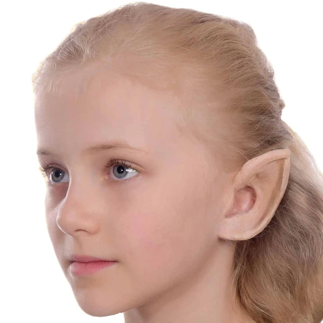 Orecchie d'elfo bambini orecchie da fata orecchie da elfo divertenti orecchie a punta lattice fantasia