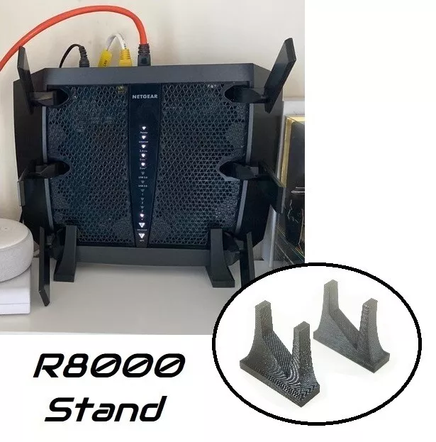 Verticale Stand Sostegno Staffe Piedi per Netgear R8000 Nighthawk Router