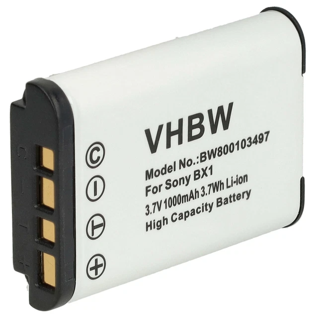 Batterie Patona NP-BG1 1000mAh - Compatible Sony CyberShot DSC HX5/HX30V/WX1 Et Autres Modèles