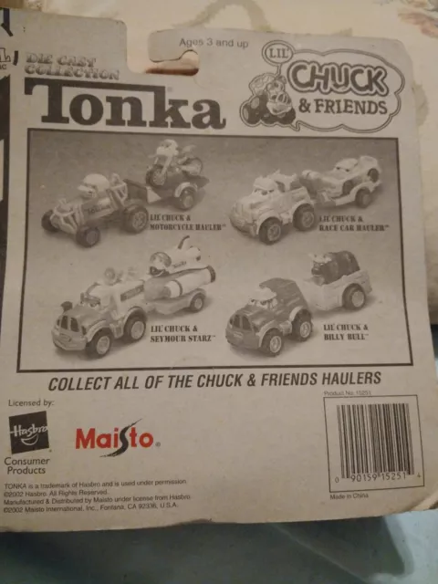 New In Package Tonka Lil' Chuck And Friends Race Car And Hauler 2