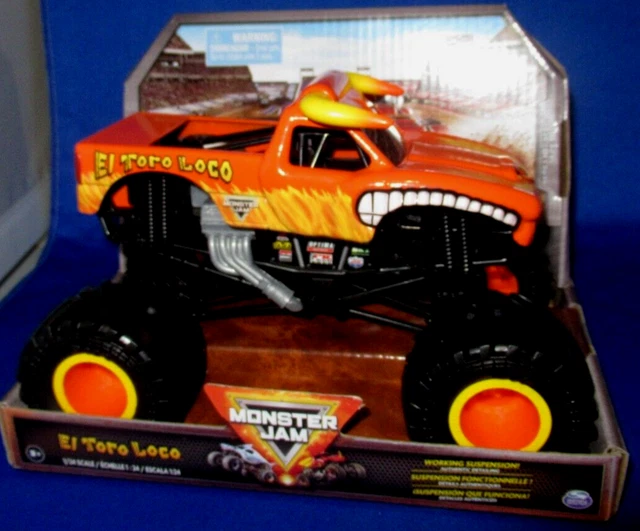  Monster Jam, Official Max D Monster Truck, Die-Cast Vehicle,  1:24 Scale : Toys & Games