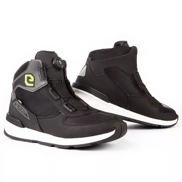 Scarpa Moto Eleveit Tank Air Black - Yellow Fluo Taglia 46