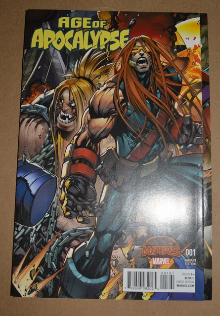 Age Of Apocalypse Secret Wars #1 Clarke 1:200 Gatefold Cover Variant Marvel 2015