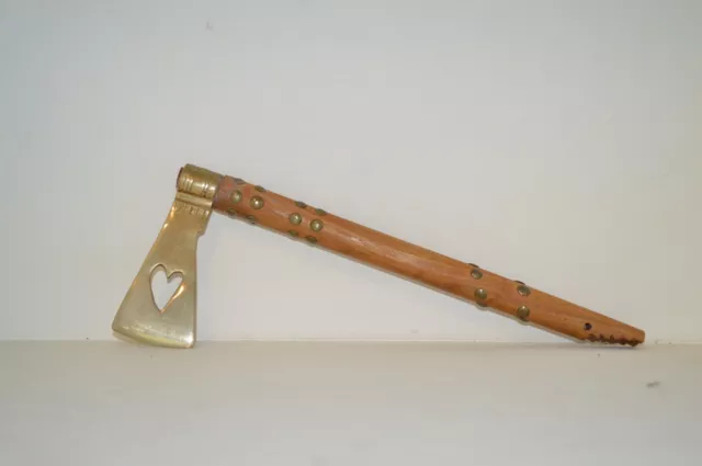 Brass Mounted American Indian Trade Tomahawk Replica