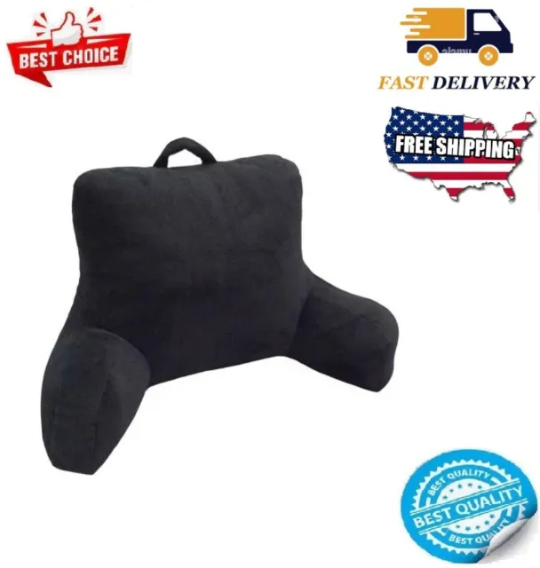 Micro Mink Plush Backrest Pillow Bed Cushion Support Reading Back Chair Lounger