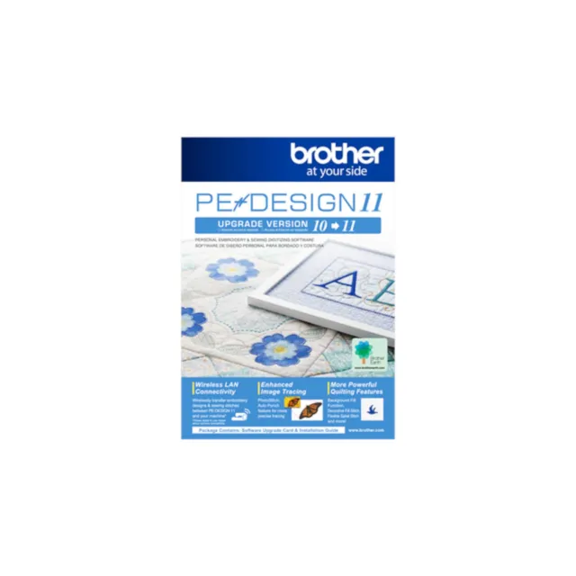 Brother SAVRPED11 Personal Embroidery and Sewing Digitizing Software Upgrade