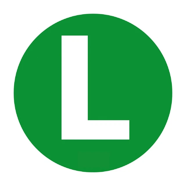 Lampa Contrassegno adesivo - L - Veicolo ecosilenzioso