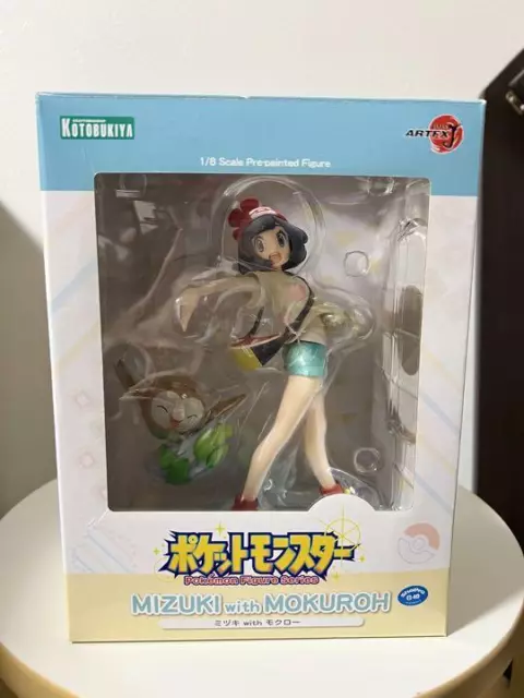 Pokemon series Mizuki with Rowlet 1/8 Figure Kotobukiya ARTFX J From Japan