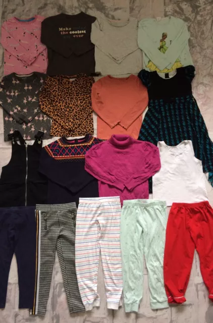 Girls Clothes Bundle 6-7 Years M&S TU Etc Jumper Tops Dress Leggings Etc