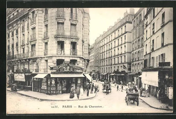 CPA Paris, Rue de Charenton, street view