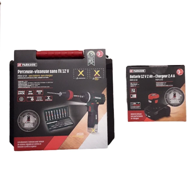 PARKSIDE PERFORMANCE PERCEUSE-VISSEUSE sans fil PBSPA 12 A1 EUR 109,00 PARKSIDE PERFORMANCE PERCEUSE-VISSEUSE sans fil PBSPA 12 A1 EUR 109,00