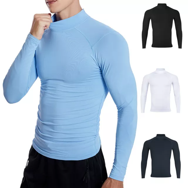 Men's Workout Shirts & Tops in Blue