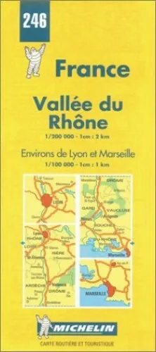 Michelin Map 246 France Vallee du R... by Michelin Travel Publ Sheet map, folded