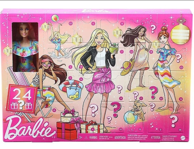 Barbie Advent Calendar Mattel Doll Clothes & Accessories 24 Days Aldi NEW SEALED