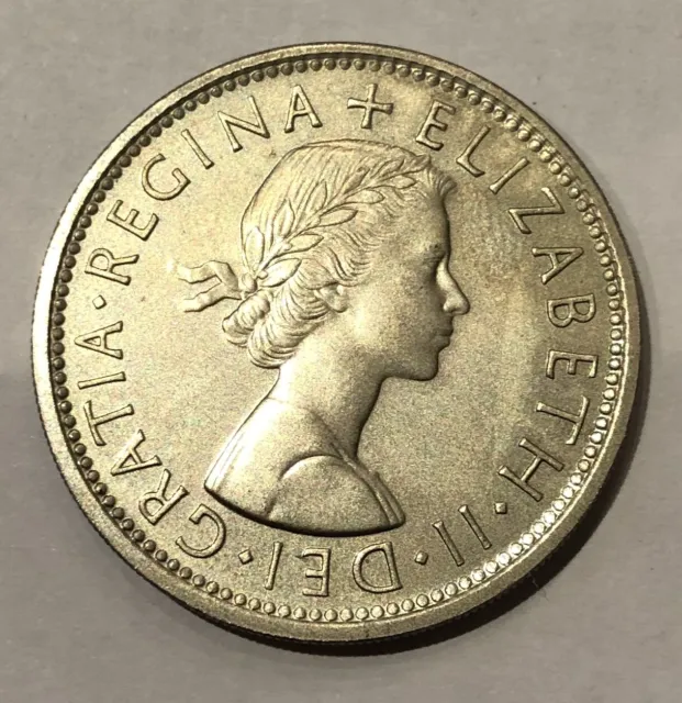 2 shillings (florin) Regina Elizabeth II Dei Gratia 1970