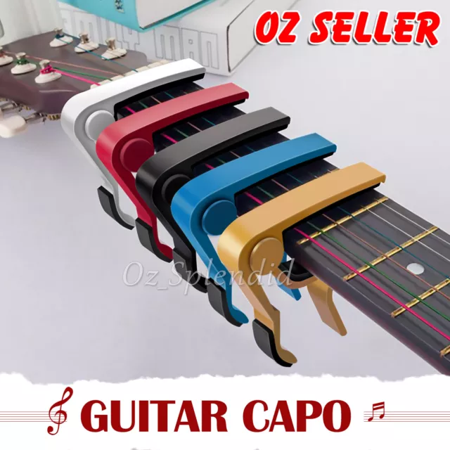 Capo Premium Alloy Clamp Quick Change Trigger for Guitar Banjo Ukulele Mandolin