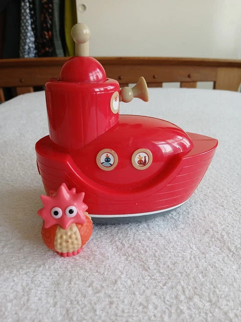 CBEEBIES TWIRLYWOOS SMALL Big Red Boat With Sounds / Peekaboo RARE ...
