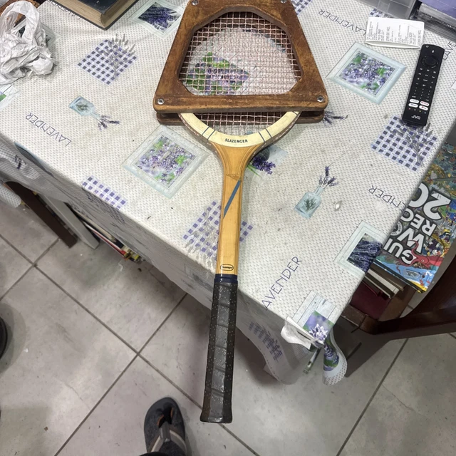 Raquette De Tennis Vintage Slazenger Challenge No.1 - Bois - Rare