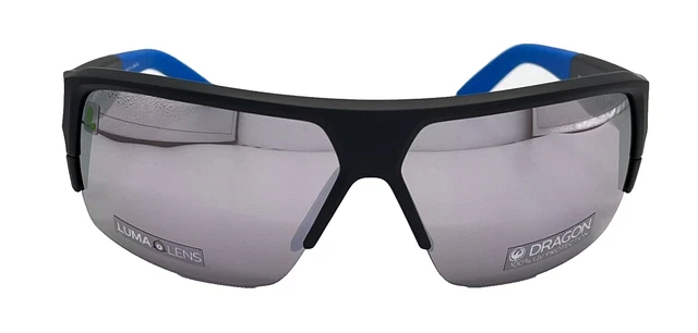 DRAGON - RIDGE X LL 002 72/20/140 - MATTE BLACK - NEW Authentic SUNGLASSES