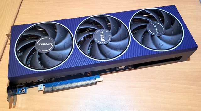 SPARKLE INTEL ARC A770 Titan OC 16Gb GDDR6 graphics card SA770T-16GOC £ ...