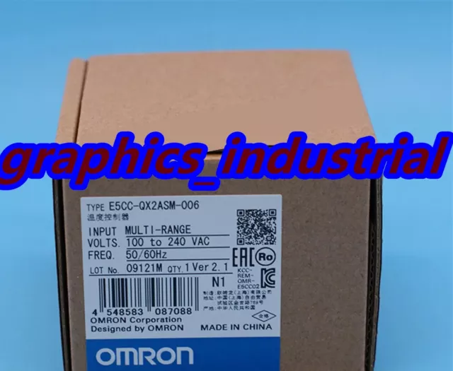 New Original Omron E5CC-QX2ASM-006 Temperature Controller E5CC-QX2ASM-006