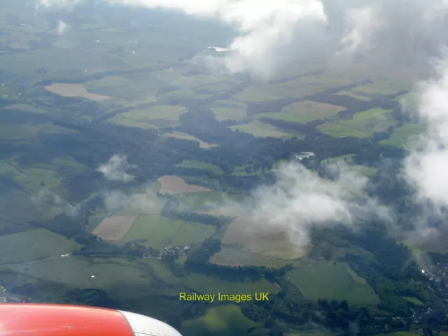 Aerial Photo 12x8 (A4) The River North Esk Valley  c2017