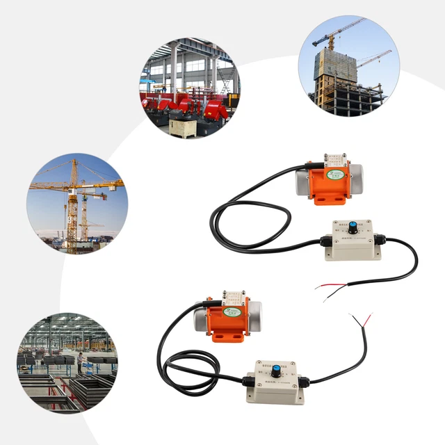 Produktbild von 30W Vibrationsmotor Mit Drehzahlregler – Asynchroner Rüttelmotor, 3000 U/min, Leise, Kompakt & Vielseitig Für Industrie Und Handwerk