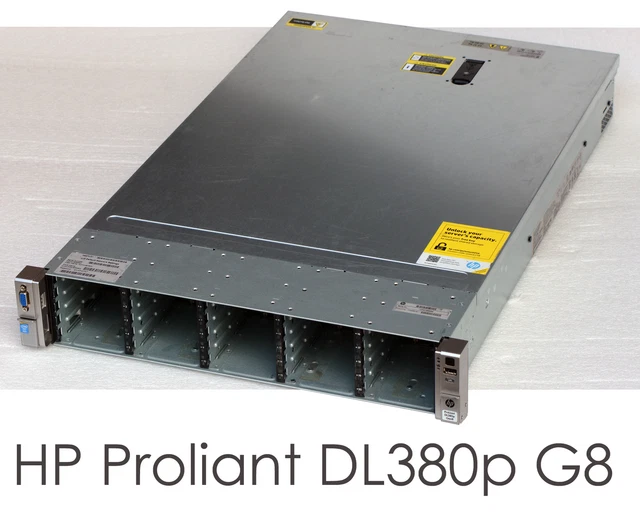 HP ProLiant DL380p Gen8 8SFF SAS: Xeon E5-2630 V1 2.3GHz