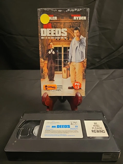 MR. DEEDS ADAM Sandler Winona Ryder VHS Tape £13.64 - PicClick UK