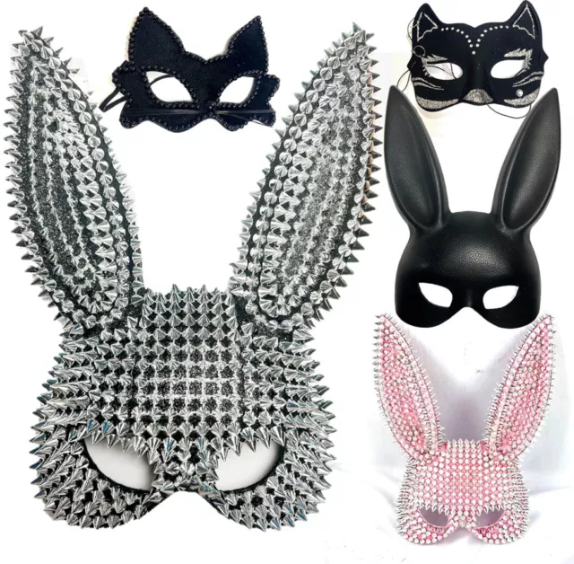 Sexy Halloween Mask Bunny Rabbit Mask Cat Mask Kitty Fancy Dress Roleplay Party