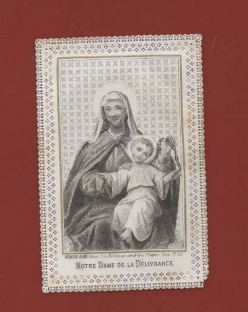Estampa Religiosa Encaje - Editorial: Bouasse Joven París ( I 6200)