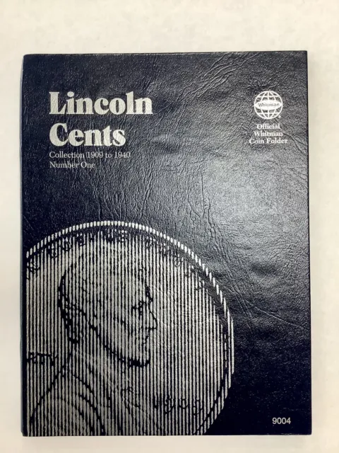 Whitman Lincoln Cent Coin Penny Collector Book  #1 1909 - 1940  Album #9004 New