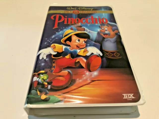 Pinocchio (VHS, 1999, Clam Shell) Walt Disney’s Classic 60th Anniversary Edition
