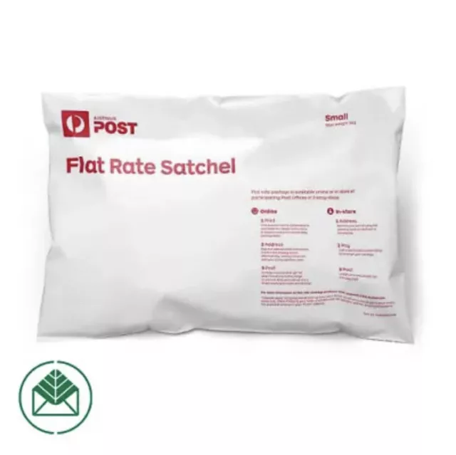 Australia Post Flat Rate Satchel Small (10 bag pk) - excludes postage