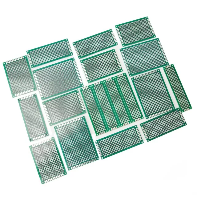 20x PCB Prototyping Board Platine Protoboard Streifen Prototyp 2X8 3X7 4X6 5X7