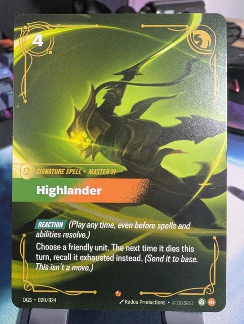 RIFTBOUND ENGLISH HIGHLANDER 020/024 OGN £4.99 - PicClick UK