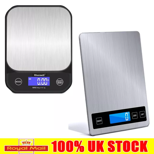 1g-5/15KG Digital Kitchen Scales LCD Electronic Household Weighing Food Cooking