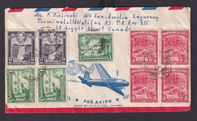 SUD AFRICA GRANDE 26 x 21 CM di 1955 FRANCOBOLLI POSTA AEREA Multi Copertura ref 61867 