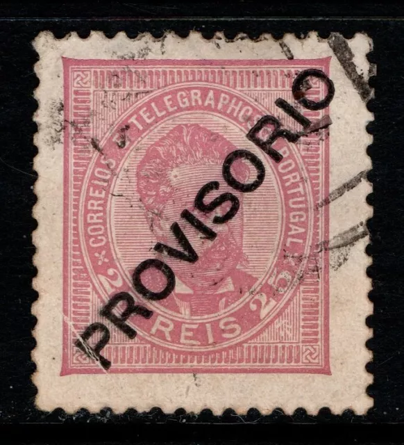 Portugal 1892 King Luis 25r mauve Provisorio SG291 Used