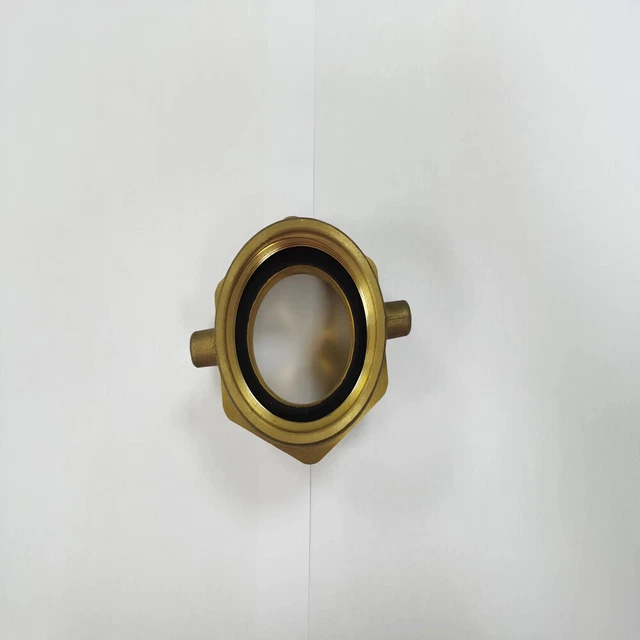 2 1/2" Female NH/NST to 2 1/2" Female NPT Brass Fire Hydrant Adapter
