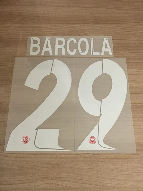 Flocage Officiel Barcola N°29 - Maillot PSG Domicile 2025/26 - Neuf