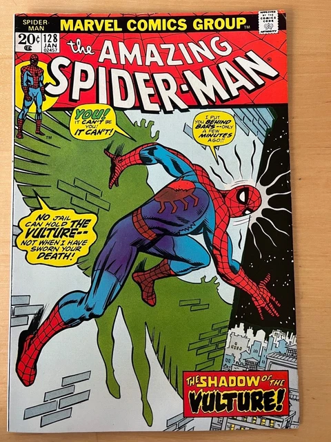 Amazing Spider-Man #128 (plus #127) The Vulture - Marvel 1974 High Grade