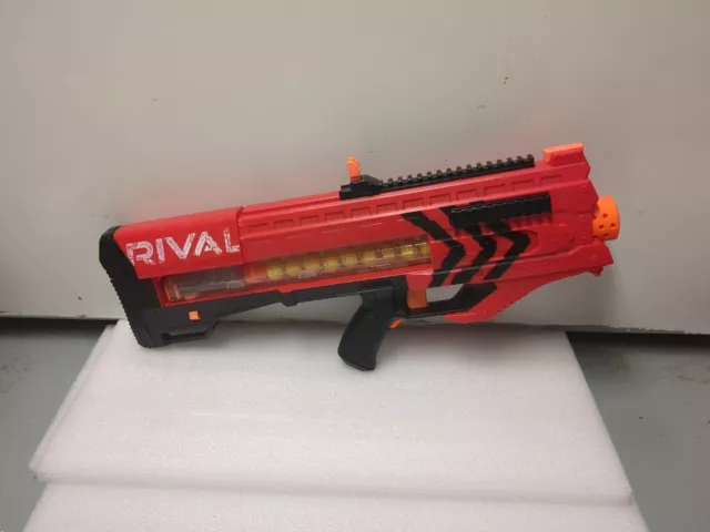 Nerf Rival Zeus MXV-1200 - Red - 12 Bullets - No Battery - Great Condition