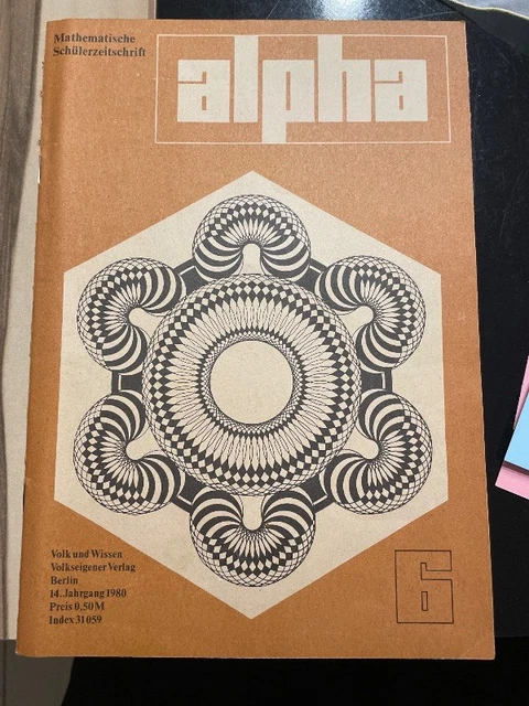 ALPHA - VOLK und Wissen Magazine Scolaire Maths Science 1980 EUR 2,95 ...