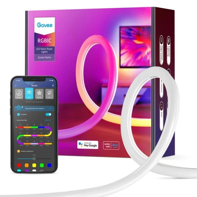 Tira De Luces Led 30m Bluetooth App Control Rgb (2x15m) | Meses sin interés