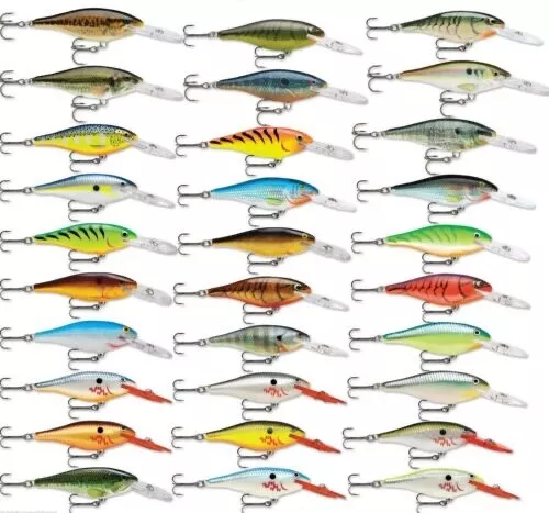 RAPALA SHAD RAP Deep Runner Fishing Lure (Select Size & Color