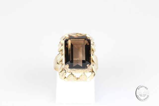 Bague « Les Exquises » Guérin Joaillerie – Or Blanc Avec Topaze Blanche Et Diamants – Taille 54 – Occasion