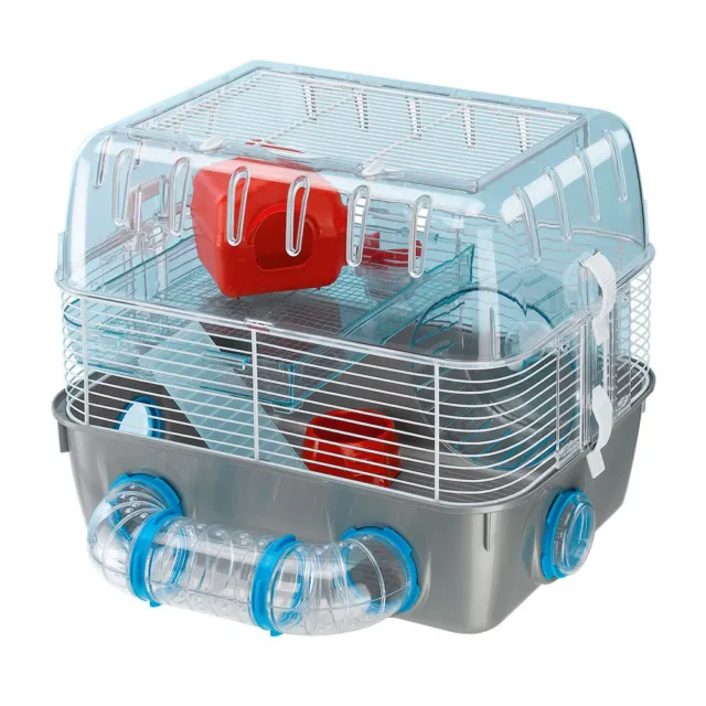 Small Hamster Cage COMBI 1 FUN Ferplast Animal Pet Home with Accessories Tubing